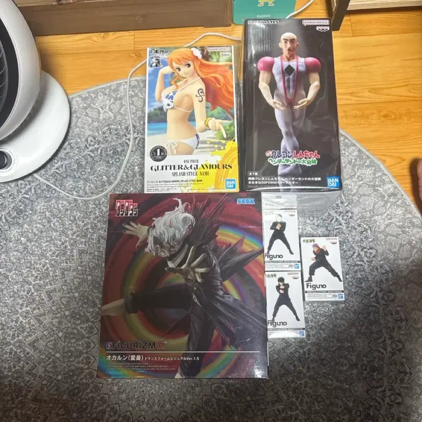 [BUNJANG] Crayon Shin-chan, One Piece, Dandadan & More Figure Bundle (Sealed) / 짱구,원피스,단다단 등 피규어 미개봉 일괄 급처