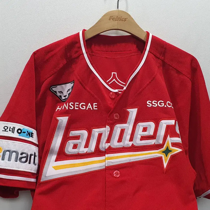 [BUNJANG] SSG Landers Player-Worn Baseball Jersey / (선수실착) SSG랜더스 유니폼 110정도 (가로62 세로89)