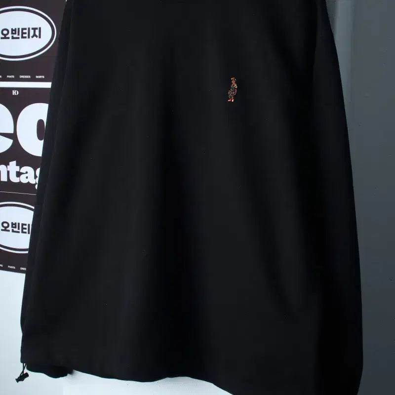 [BUNJANG] Partimento Sweatshirt Small Logo Black / (M-XL) 파르티멘토 맨투맨 티셔츠 스몰로고 블랙 올드스쿨-H38049