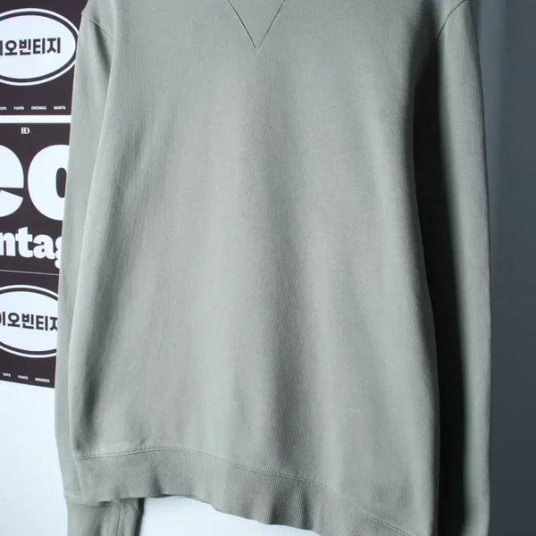 [BUNJANG] COS Plain Crewneck Sweatshirt Mint Green / (M-L) 코스 맨투맨 티셔츠 연그린 무지 놈코어-H38060