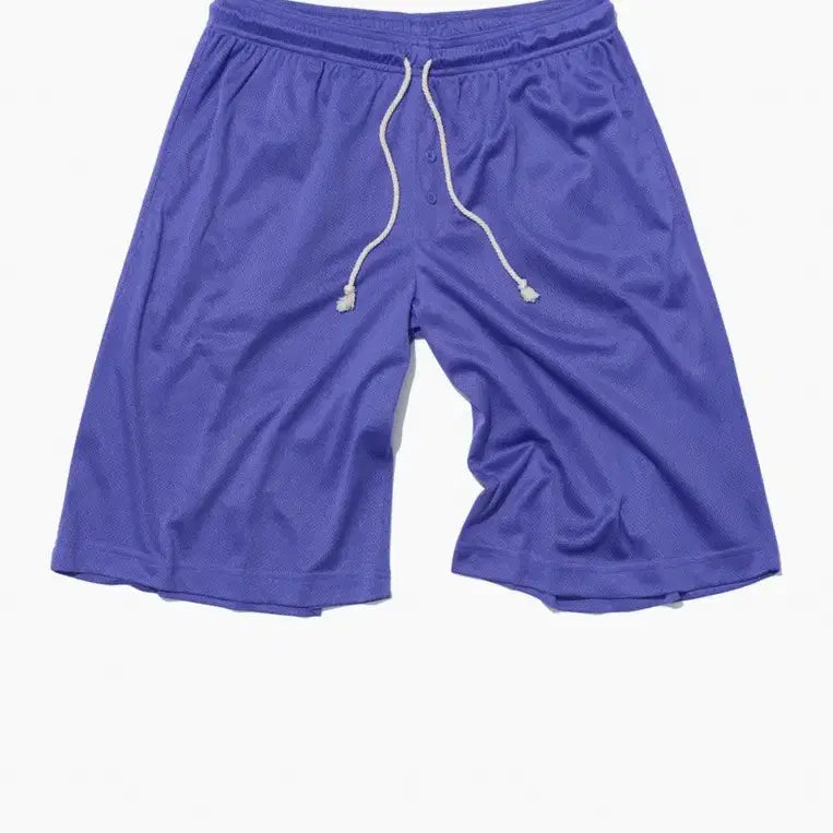 [BUNJANG] Partimento PWC Button Mesh Short Pants Purple / 파르티멘토 PWC 버튼 메쉬 숏 팬츠 퍼플