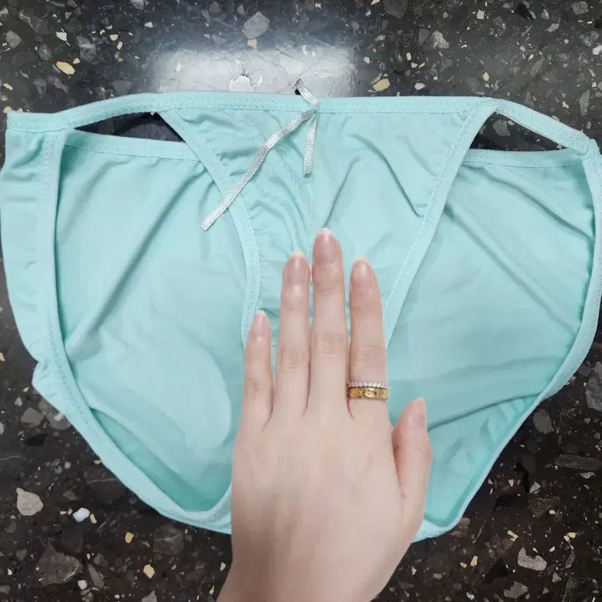 [BUNJANG] Mint String Women's Panties - Medium / 민트색 끈 여성팬티 (중고) M사이즈