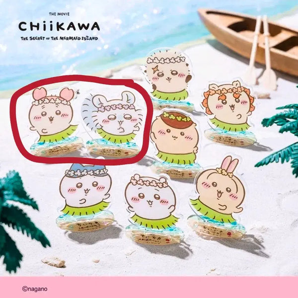 [BUNJANG] Chiikawa Mermaid Island's Secret Momonga & Kani Acrylic Stand Bundle Set / (일괄)치이카와 인어섬의 비밀 모몽가 카니 아크릴 스탠드