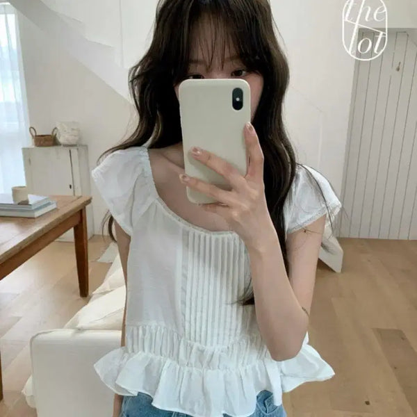 [BUNJANG] Rietta Peony Blouse / 리에뜨 피오니 블라우스