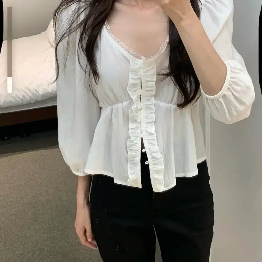 [BUNJANG] Sorbe Curie Blouse / 소르베 큐리 블라우스