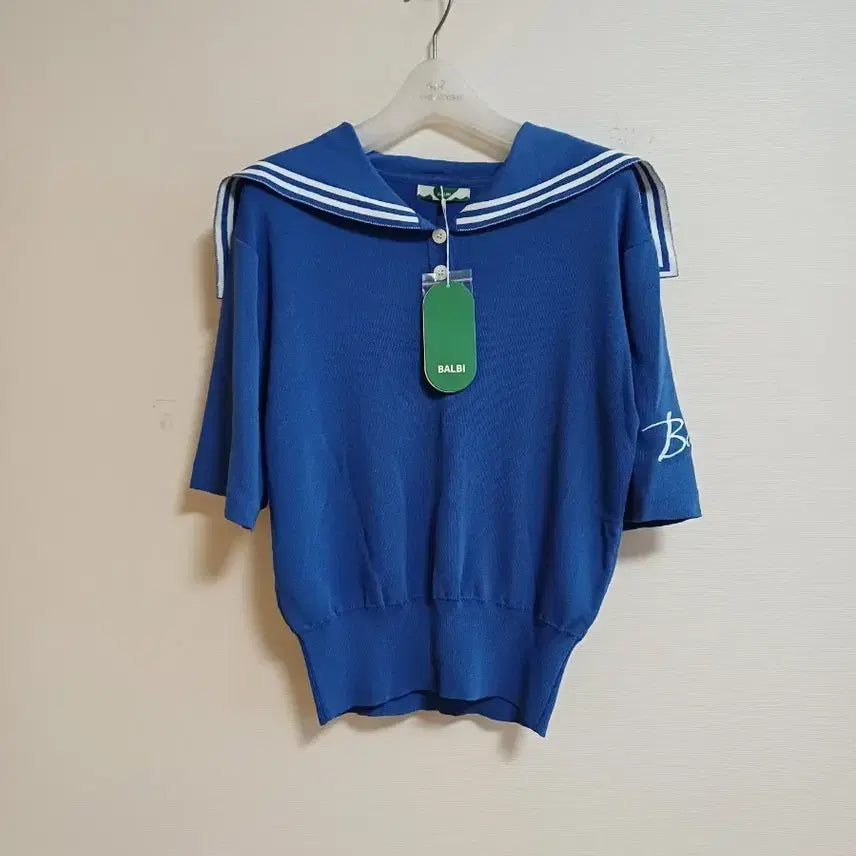 [BUNJANG] Balvi Sailor Collar Short Sleeve Knit / 발비 세일러카라 반팔 니트 F 판매합니다