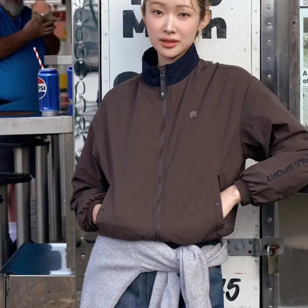 [BUNJANG] Fila Track Jacket Padded Jacket / 휠라 트랙 재킷 패딩