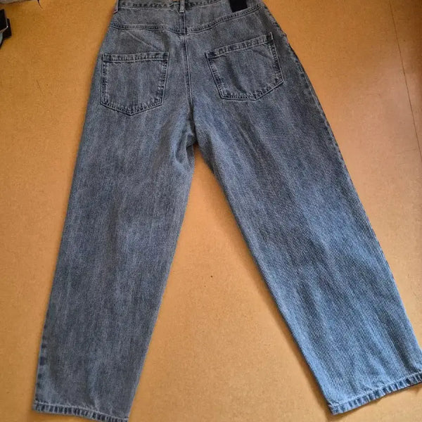 [BUNJANG] Noir Wide Denim Pants / 노이어와이드데님팬츠