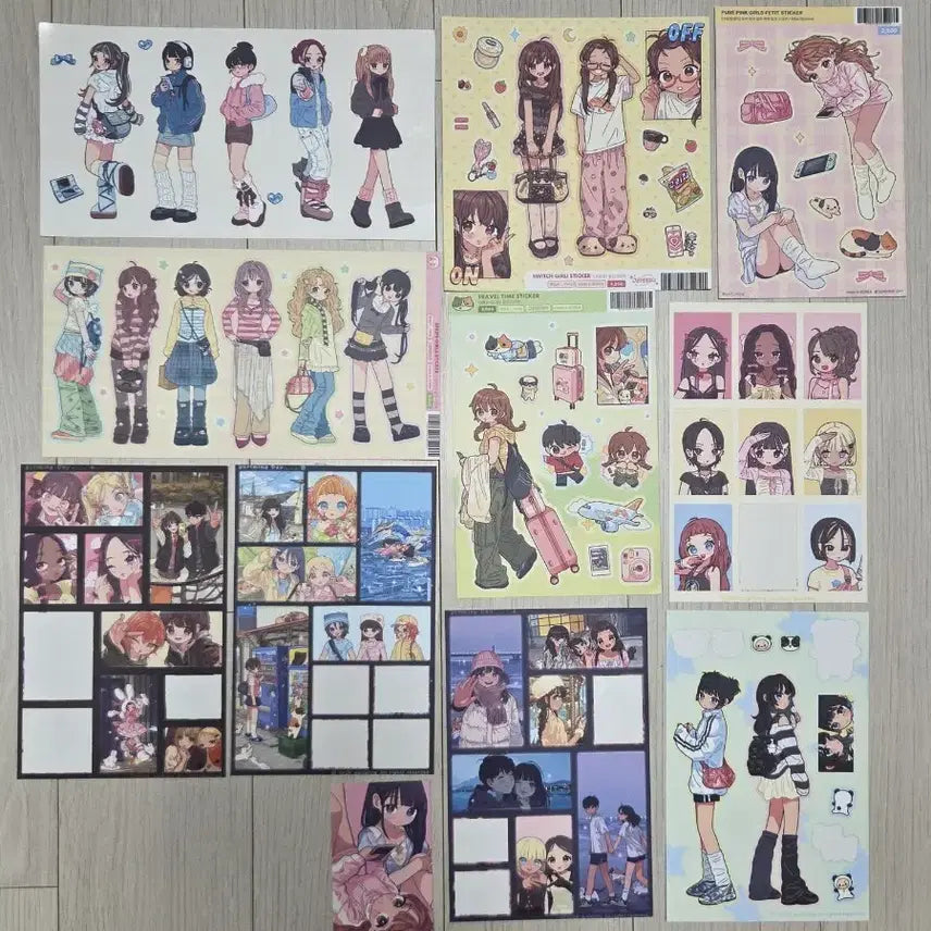 [BUNJANG] Guringming Day Sticker Set (10 Types) / 구리밍데이 스티커 10종 일괄 판매