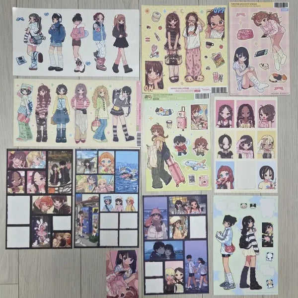 [BUNJANG] Guringming Day Sticker Set (10 Types) / 구리밍데이 스티커 10종 일괄 판매