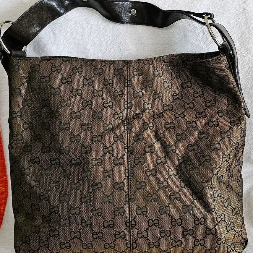 [BUNJANG] Leather Strap Shoulder Bag / 가죽끈 숄더 백