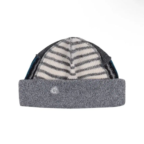 [BUNJANG] KOSEIO Patchwork Beanie Grey / 코이세이오 패치워크 비니 그레이