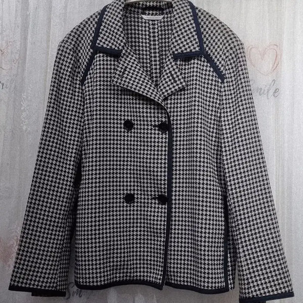 [BUNJANG] Max Mara Houndstooth Pattern Jacket / 정품) 막스마라  하운드투스  패턴 자켓