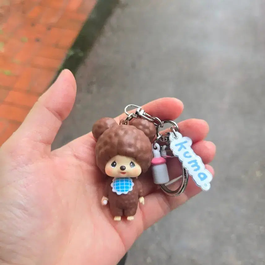 [BUNJANG] GS25 Monchhichi Bear Keychain / GS25 몬치치키링