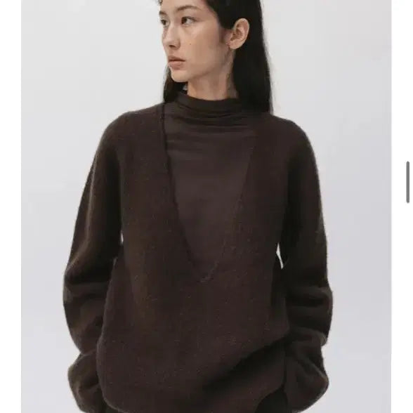 [BUNJANG] MOIA V-Neck Knit Pullover / 모이아 브이넥 니트 풀오버
