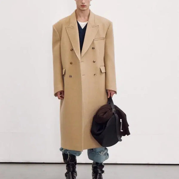 [BUNJANG] Recto Roverfelt Coat Beige M / 렉토 로버펠트 코트 베이지 m