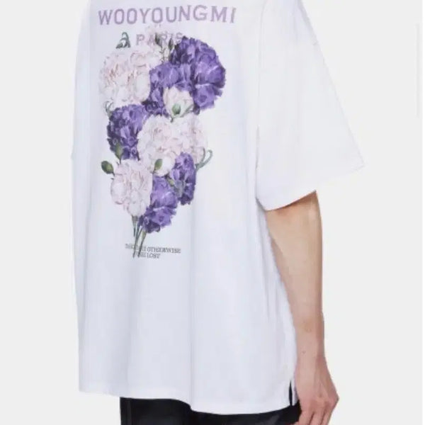 [BUNJANG] Wooyoungmi 21SS Flower Print Short Sleeve T-Shirt / 21SS 우영미 플라워 반팔 티셔츠 (46)