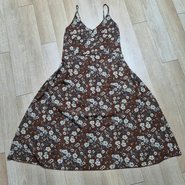 [BUNJANG] Light Brown Bustier Dress / 브라운 뷔스티에 원피스