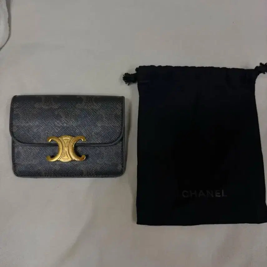 [BUNJANG] Celine Leather Card Holder / 셀린느 트리옹프 카드지갑 단품
