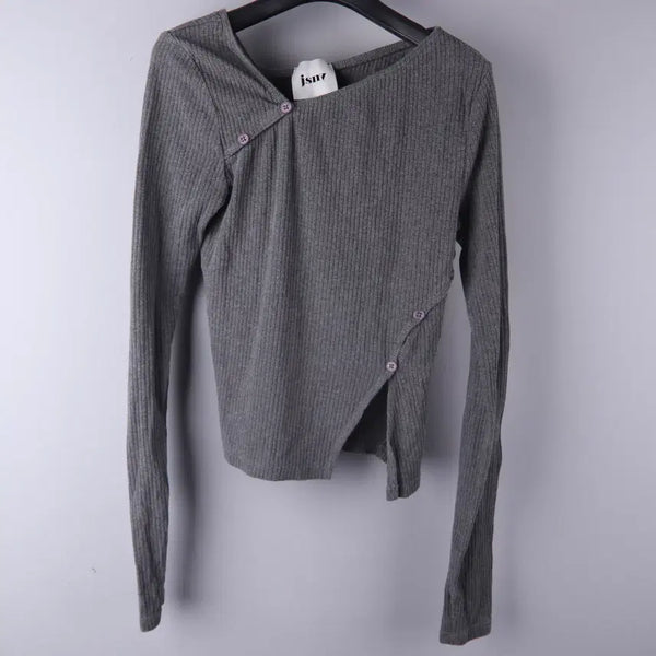 [BUNJANG] JSNY Unbalanced Cut-out Top / (여성) 제이에스엔와이(JSNY) Unbalanced Cut-out Top 5455