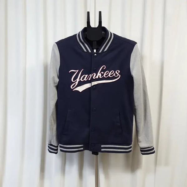 [BUNJANG] MLB New York Yankees Baseball Jacket / MLB 남성 뉴욕양키즈 야구점퍼 100 오일장