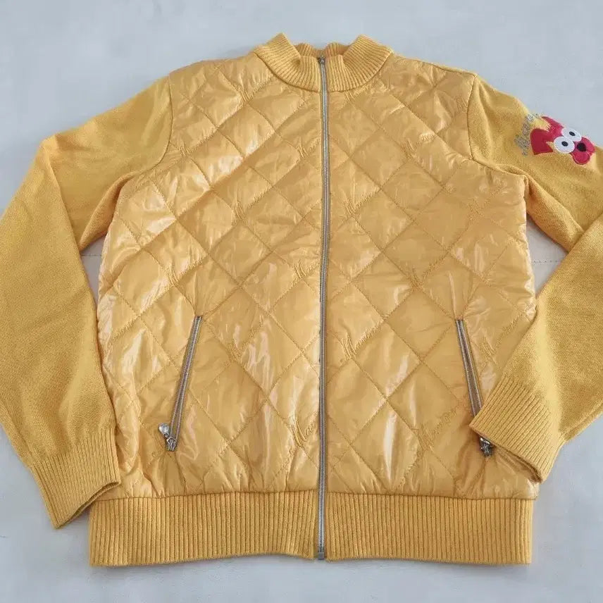 [BUNJANG] Mavin's Quilted Knit Zip-Up Jacket / Mavin's 퀼팅 니트 집업 자켓