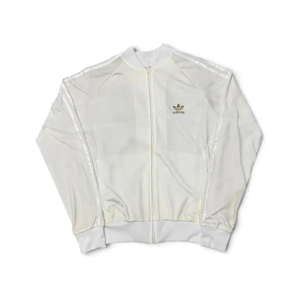 [BUNJANG] Adidas Cream White Track Top Jersey / 아디다스 크림화이트 트랙탑 져지