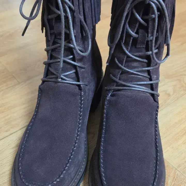 [BUNJANG] Thursday Island Fringe Walker Ankle Boots / 써스데이아일랜드 프린지워커