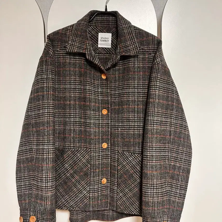 [BUNJANG] Studio Tomboy Check Handmade Jacket / 스튜디오 톰보이 체크 핸드메이드 자켓 F 컨디션 최상