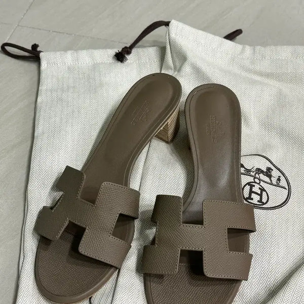 [BUNJANG] Hermes Oasis Sandals Brown Size 38.5 / 에르메스오아시스38.5