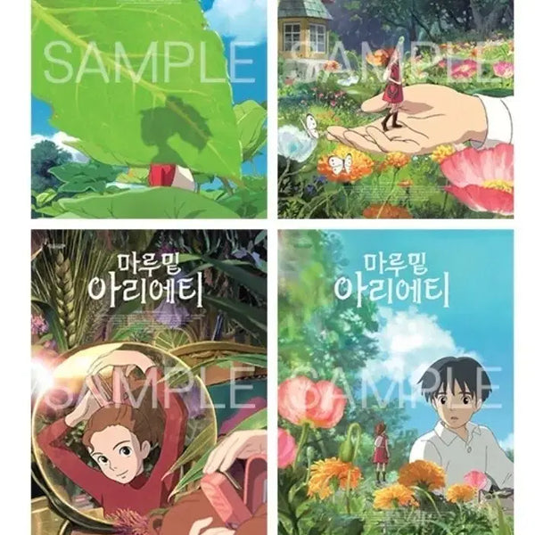 [BUNJANG] Arrietty's Secret World Mini Poster Set / 마루밑 아리에티 미니 포스터 세트