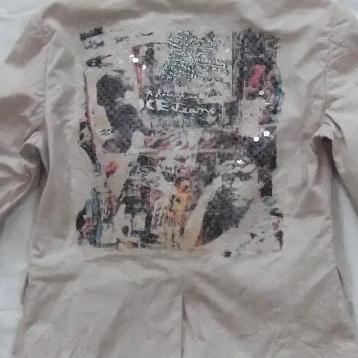 [BUNJANG] Iceberg Italian Women's Blazer Jacket Pink / 아이스버그 이태리 여성 55 블레이져 자켓 화려함