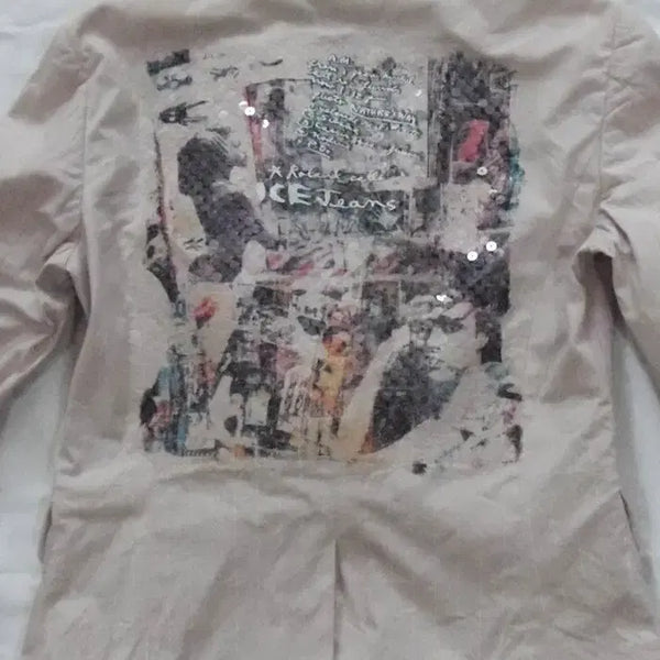 [BUNJANG] Iceberg Italian Women's Blazer Jacket Pink / 아이스버그 이태리 여성 55 블레이져 자켓 화려함
