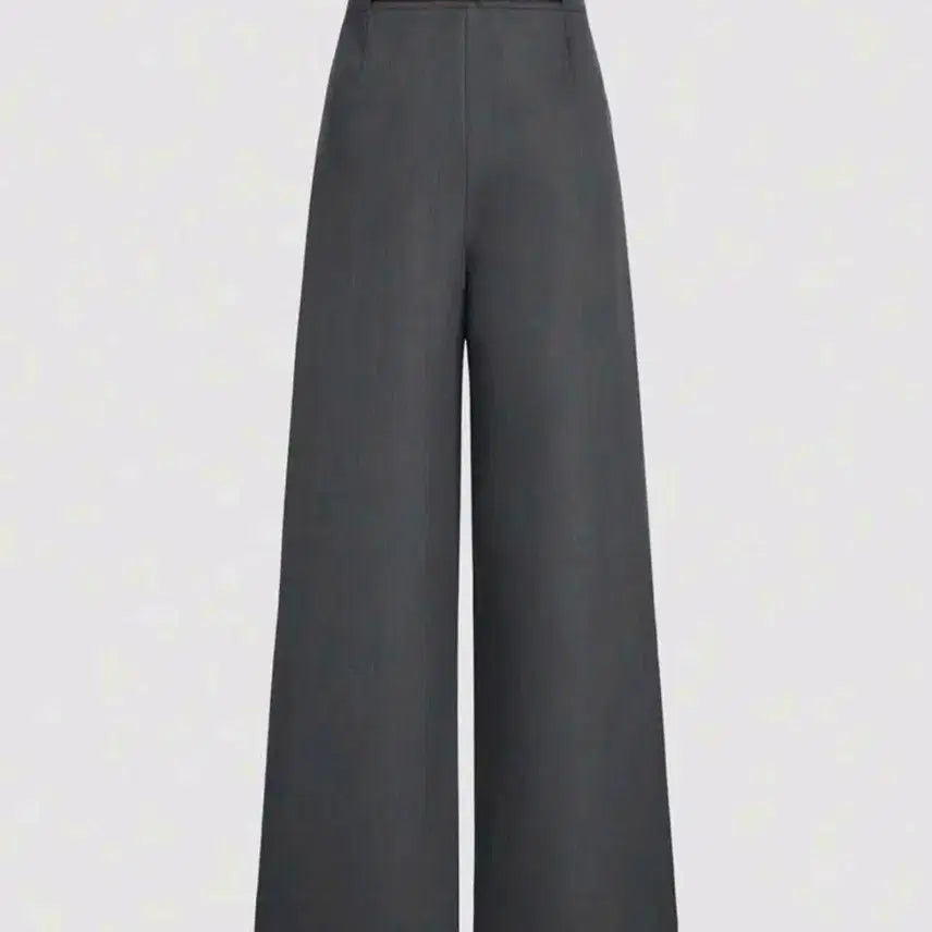 [BUNJANG] Wide Leg Pants with Belt / 와이드 레그 팬츠  벨트 포함