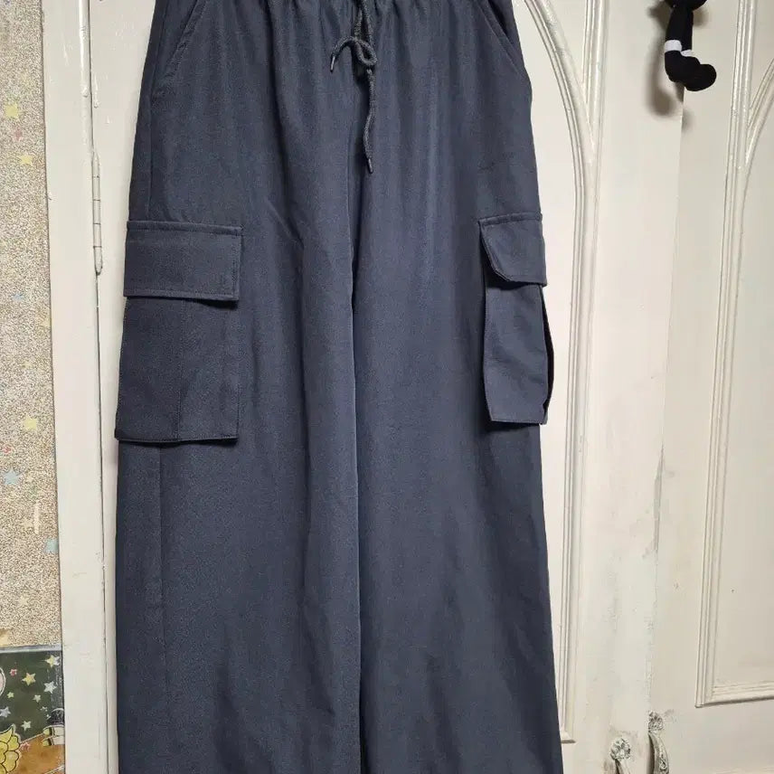 [BUNJANG] Navy Cargo Pants / 카고 팬츠 네이비