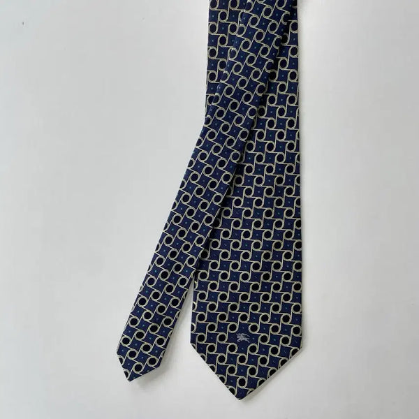 [BUNJANG] Burberry Silk Simple Logo Necktie / 버버리 명품 정품 심플로고 넥타이 (Burberry)