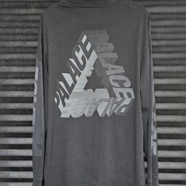 [BUNJANG] Palace P-3D Long Sleeve Black / L 팔라스 P-3D 롱슬리브 블랙 정품