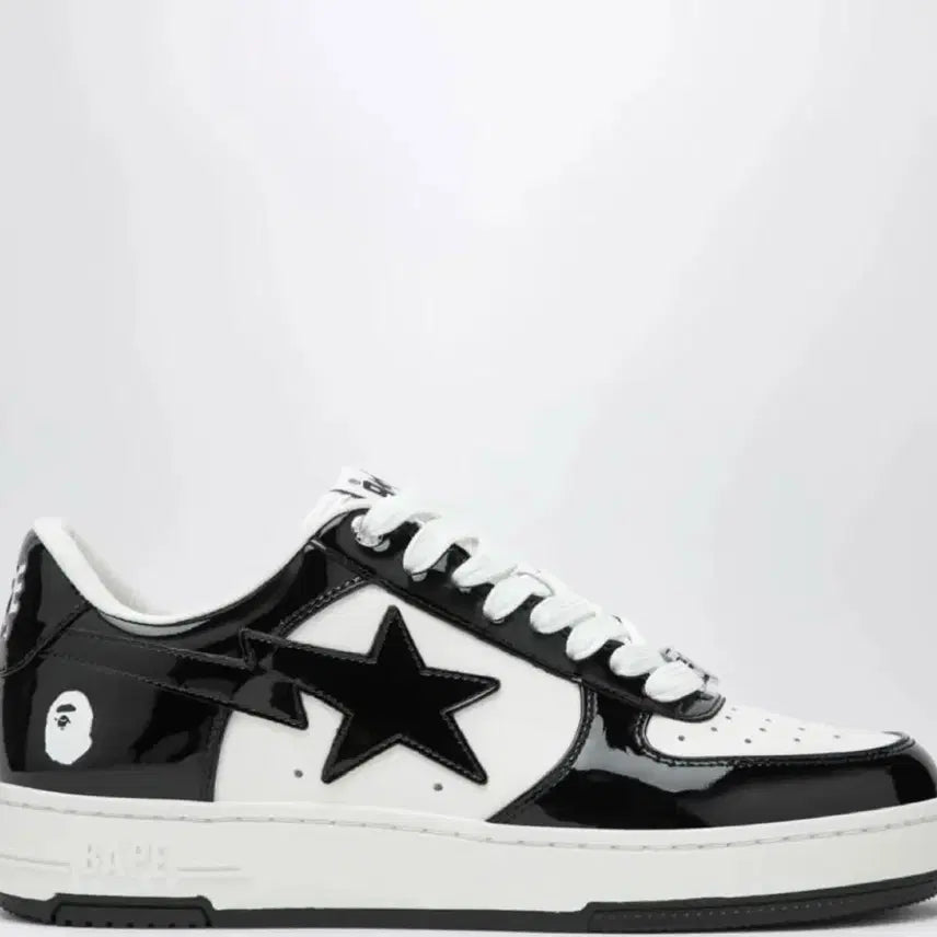 [BUNJANG] BAPE BAPESTA Black White / [260] 베이프스타 검흰 새제품