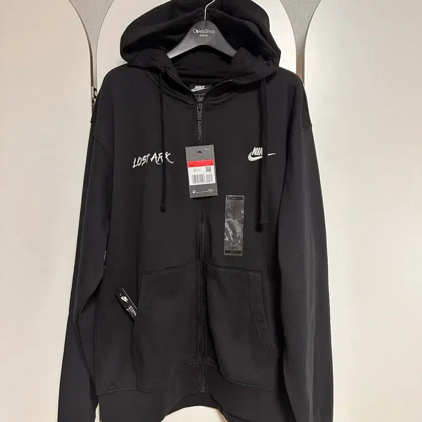 [BUNJANG] Nike Black Hoodie L / 나이키 블랙 후드집업 L 새옷