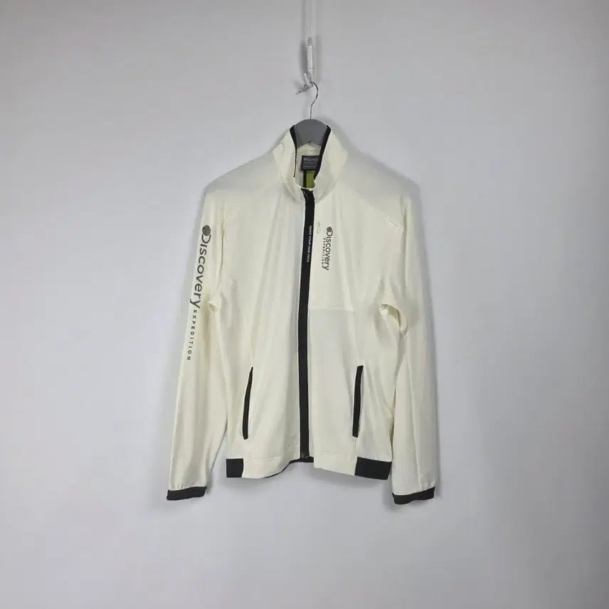 [BUNJANG] Discovery Span Zip-Up Jacket (Ivory/Black, Men's 105) / 디스커버리 스판 집업 자켓 아이보리 블랙 남 105. 260831