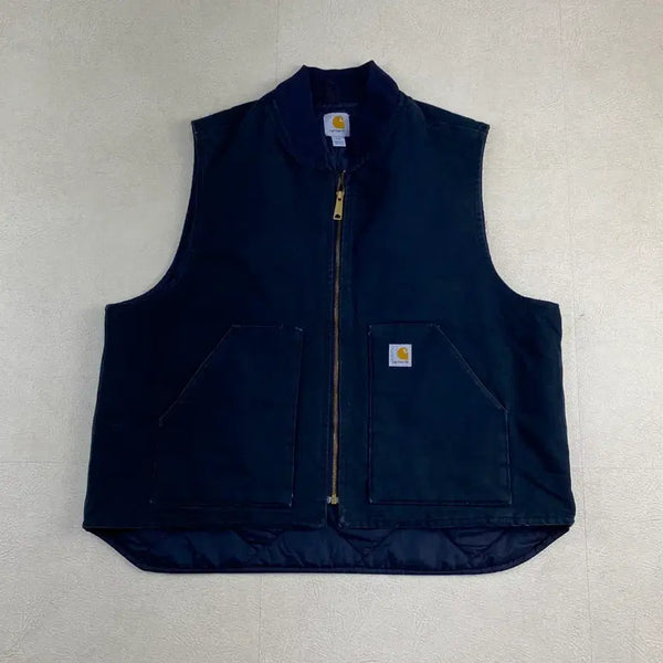 [BUNJANG] Carhartt Active Black Work Vest (107) / 칼하트 엑티브 블랙 워크 베스트 (107)