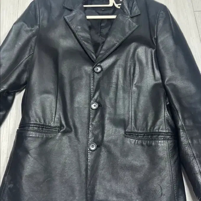 [BUNJANG] Emotion Leather Jacket / 이모션 가죽자켓