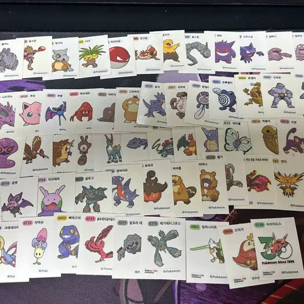 [BUNJANG] Pokemon Sticker Bundle Set / 포켓몬 띠부씰 일괄 판매