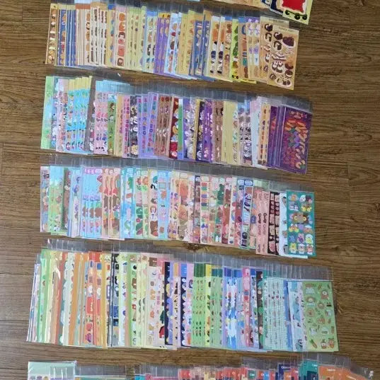 [BUNJANG] Korean Artist Collaboration Sticker Bundle (770 Sheets) / 특가~ 어린이. 다꾸. 씰스티커 770장.