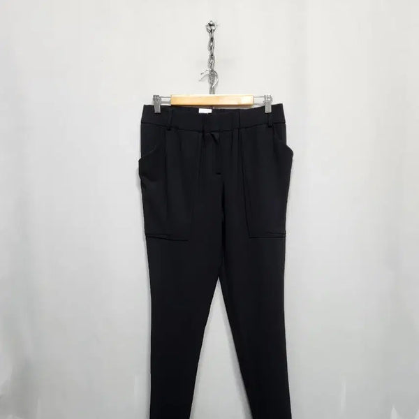 [BUNJANG] Obzee Black Cargo Bending Baggy Pants / 오브제 블랙 카고 밴딩배기팬츠