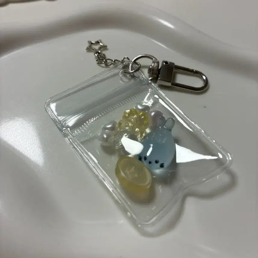 [BUNJANG] Seal Button Keyring Silver Version / 물개 단추 키링 실버ver.