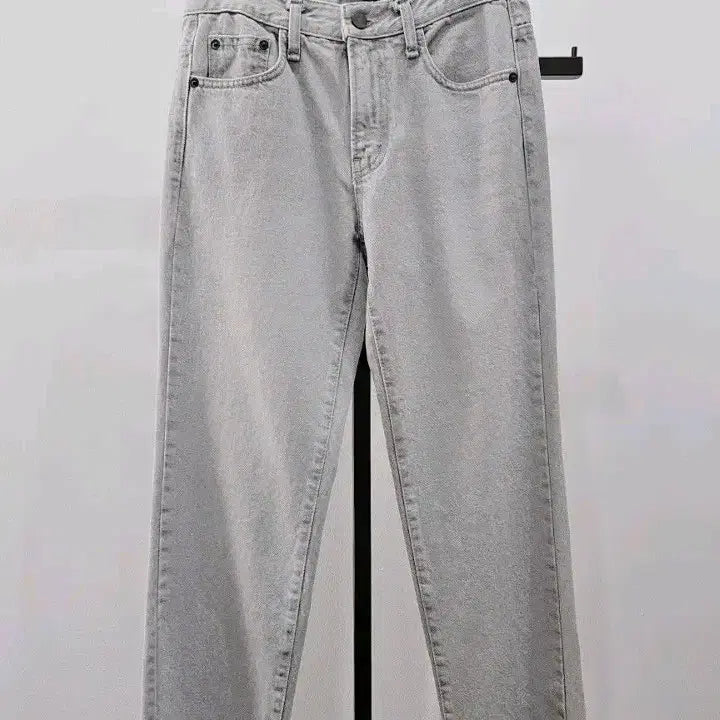 [BUNJANG] Washing Denim Trousers Grey M / 새제품 그레이 워싱데님 m