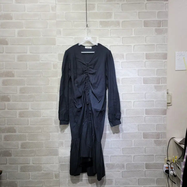 [BUNJANG] Shirring Dress (Free Size) / ㅎ1436 셔링 원피스 F