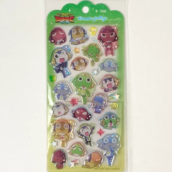 [BUNJANG] Sgt. Frog Jelly Stickers / 개구리 중사 케로로 젤리 스티커