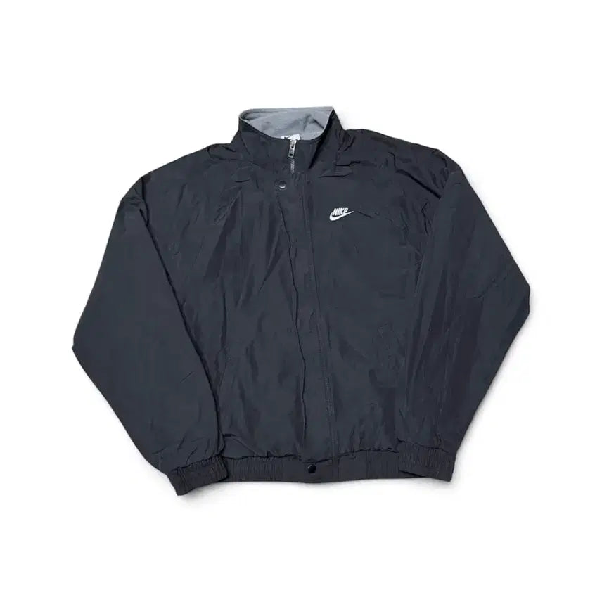 [BUNJANG] Nike Black Fleece Windbreaker Jacket / 나이키 블랙 기모 바람막이 자켓